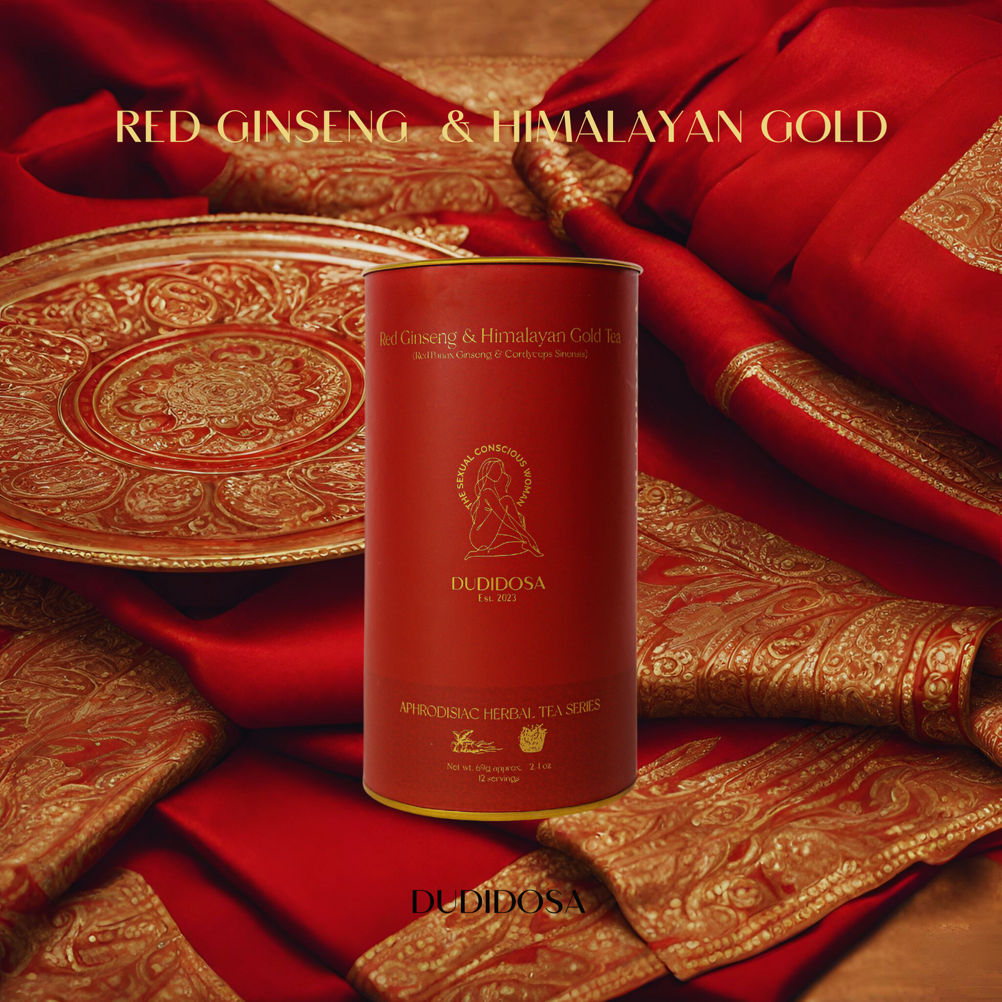 Ginseng rouge et thé doré de l'Himalaya